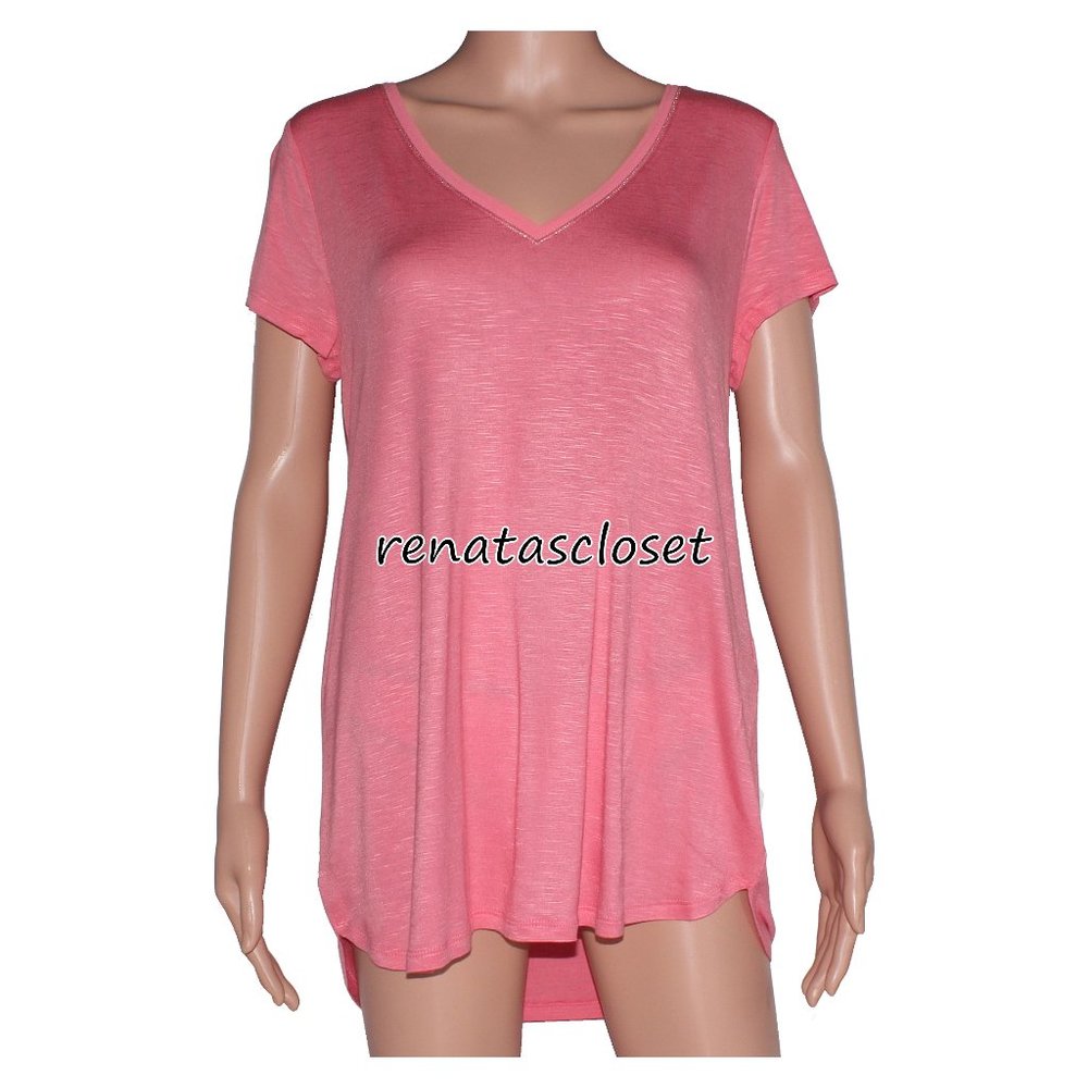 White House Black Market Women's Everyday Short Sleeve V-Neck Tee NWT